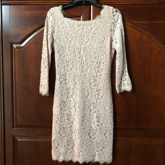Diane Von Furstenberg Lace Dress. Size 4. - Picture 1 of 6